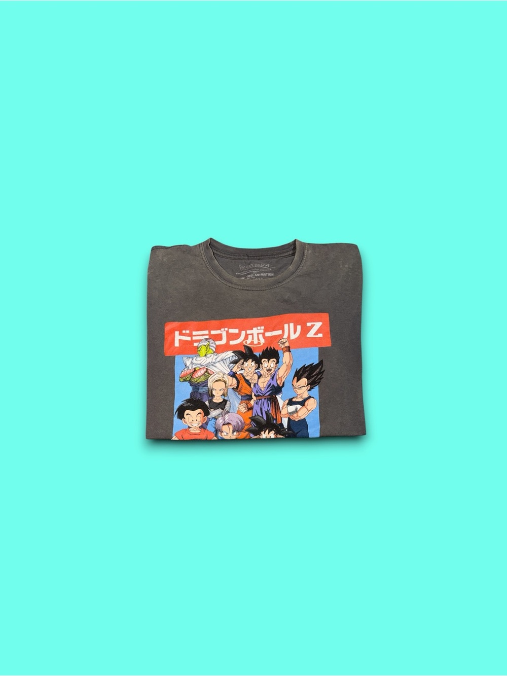Dragon Ball Z Toei animation main characters t-shirt grey men’s large